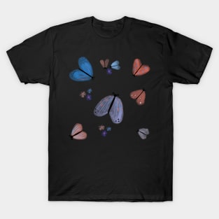 Watercolor Moths T-Shirt